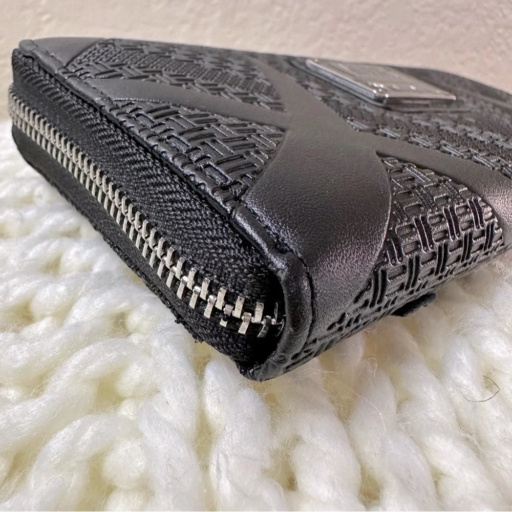 LOUNGEFLY Marvel BLACK PANTHER Infinity War Zip Around Large Wallet Black Silver - Picture 5 of 10